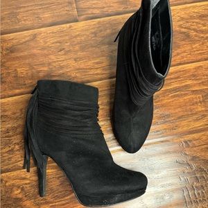 Fringe booties